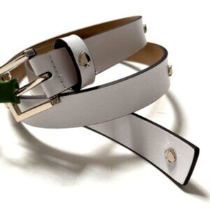 KATE SPADE NEW YORK GENUINE LEATHER BELT - OFF-WHITE - XL - NWOT